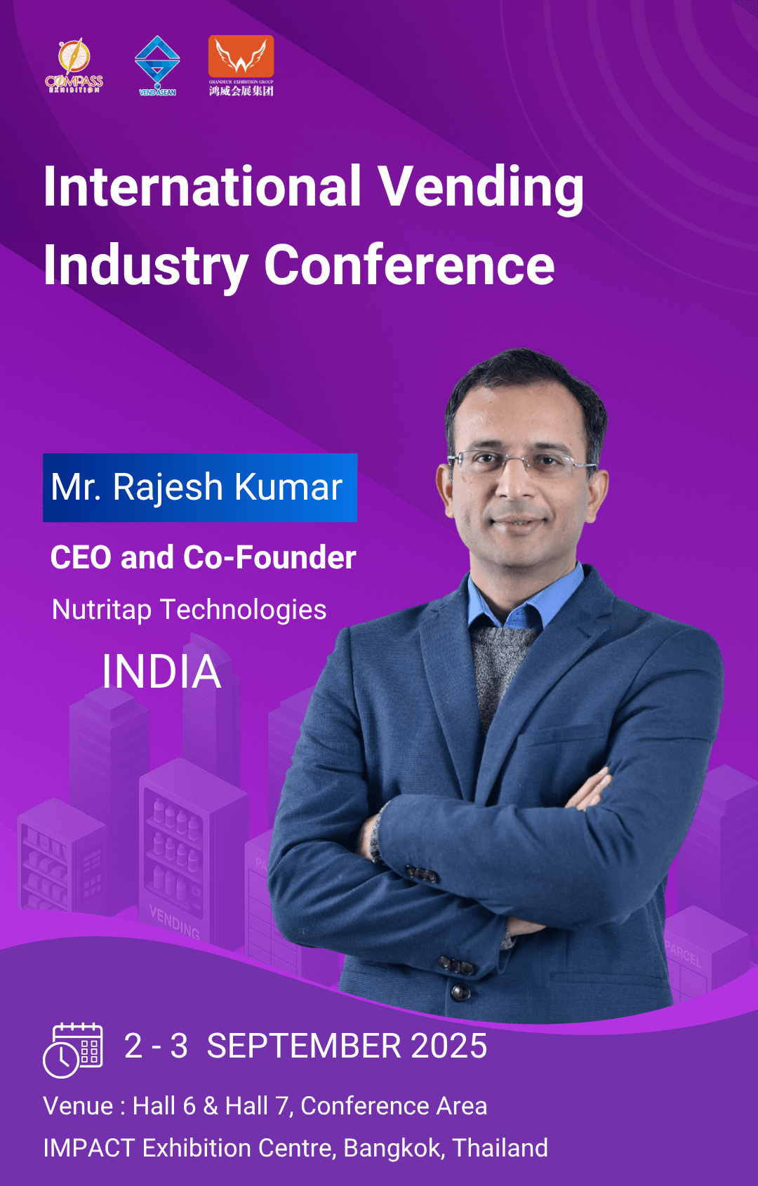 India's largest operator, Nutritap, will participate in International Vending Industry Conference 20